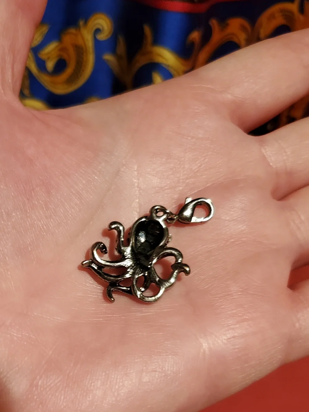 Vintage Sparkling Octopus Charm/Zipper Pull - Picture 6 of 6